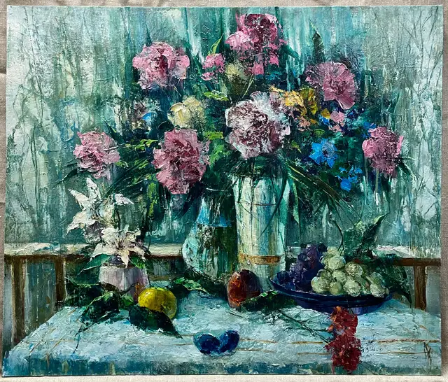 Щедрый натюрморт, 80 x 70 см