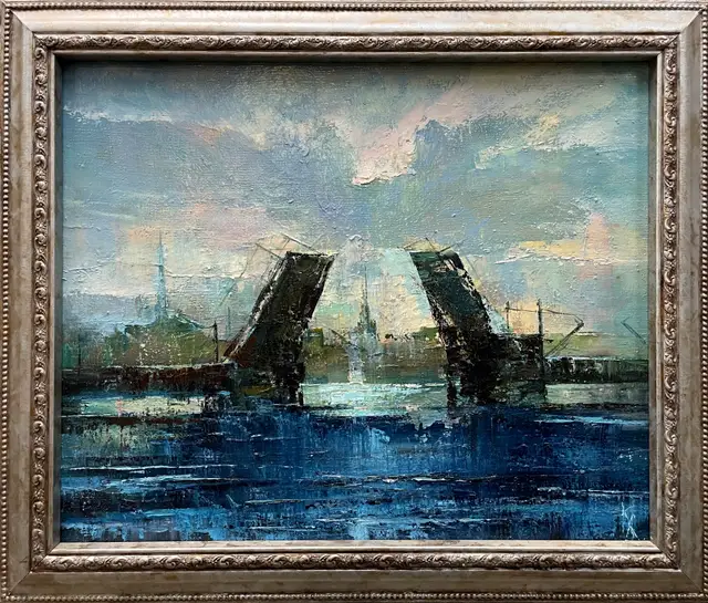 Разводной мост, 60 x 50 см